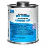Oatey 30892 Medium-Bodied Fast Set Cement, 16 oz Can, Liquid, Black
