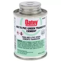 Oatey 30900 Medium-Bodied Transition Cement, 4 oz Can, Liquid, Green