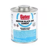 Oatey 30902 Medium-Bodied Fast Set Cement, 32 oz Can, Liquid, Black