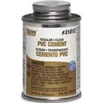 Oatey 31014 Solvent Cement, 16 oz, Can, Liquid, Clear