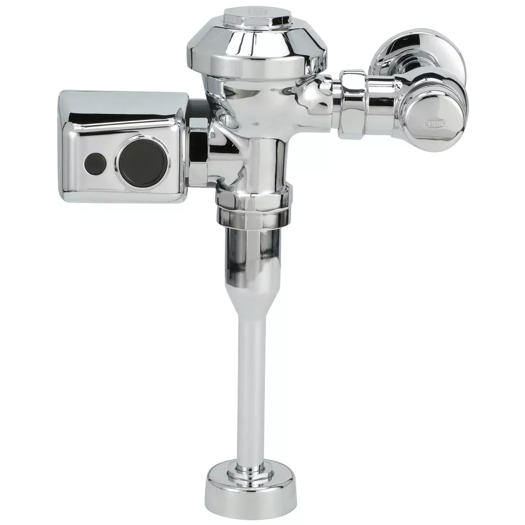 Zurn ZER6003PL-EWS-CPM AquaFlush Plus PL ZER Exposed Sensor Diaphragm Flush Valve with 0.5 GPF and Metal Cover in Chrome